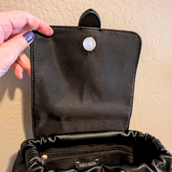 Wild Fable Retro Elegant Black Mini Backpack - Picture 6 of 9